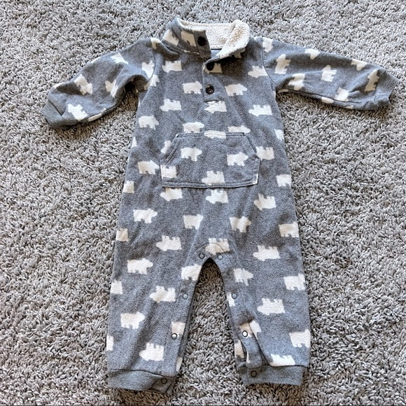 Carter's Matching Sets 8 Month Baby Bog Fleece Polar Bear Outfit
